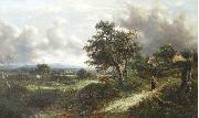 Joseph Thors Scene near Cheltenham oil painting artist